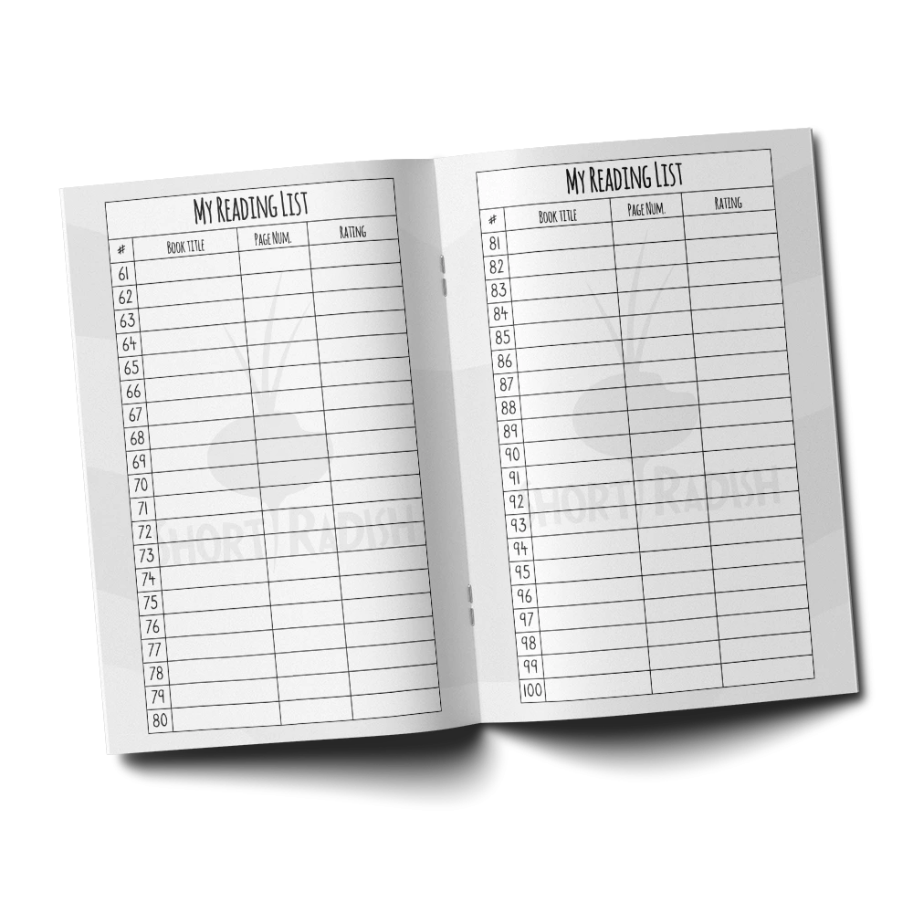 Reading Log: A Book Journal For Every Bookworm - Image 3